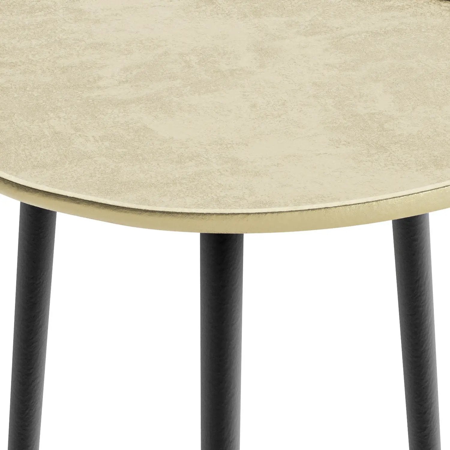 Tanner - Metal Side Table - Gold by Unique Piece Furniture
