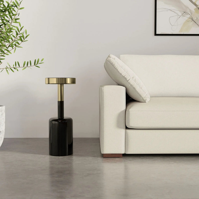 Frannie - Side Table - Gold / Black by Unique Piece Furniture