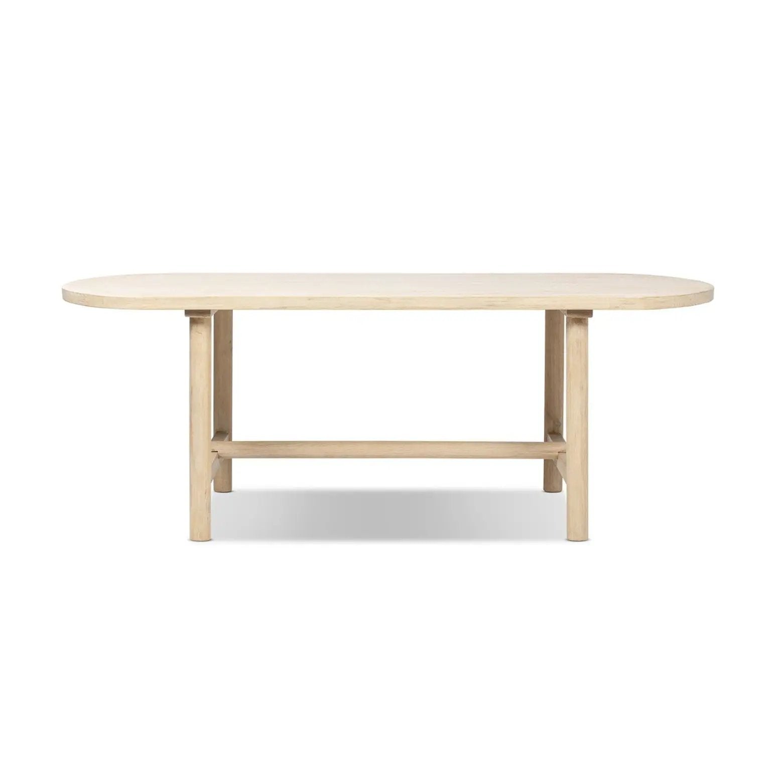 Milo - 8 Seat Oval Dining Table - Natural by HouseOfZazla