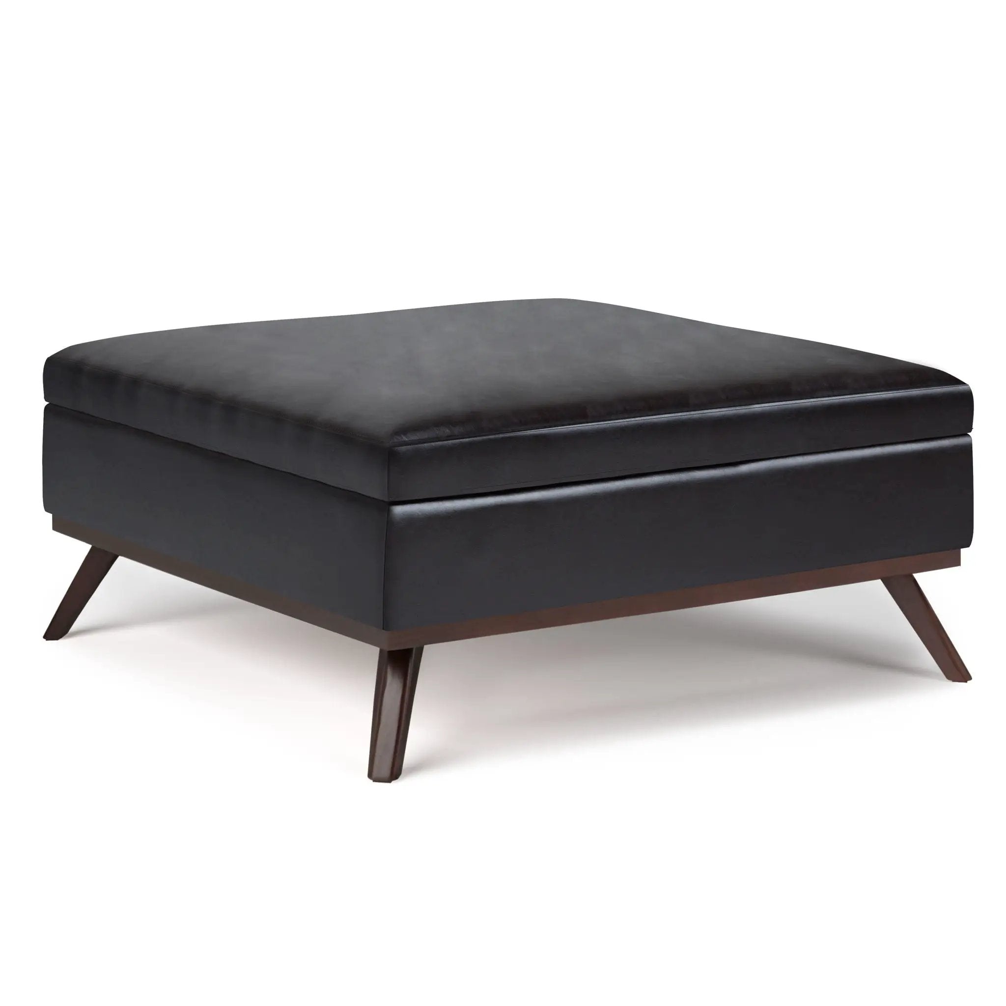 Owen - Multifunctional Square Coffee Table Storage Ottoman by Unique Piece Furniture