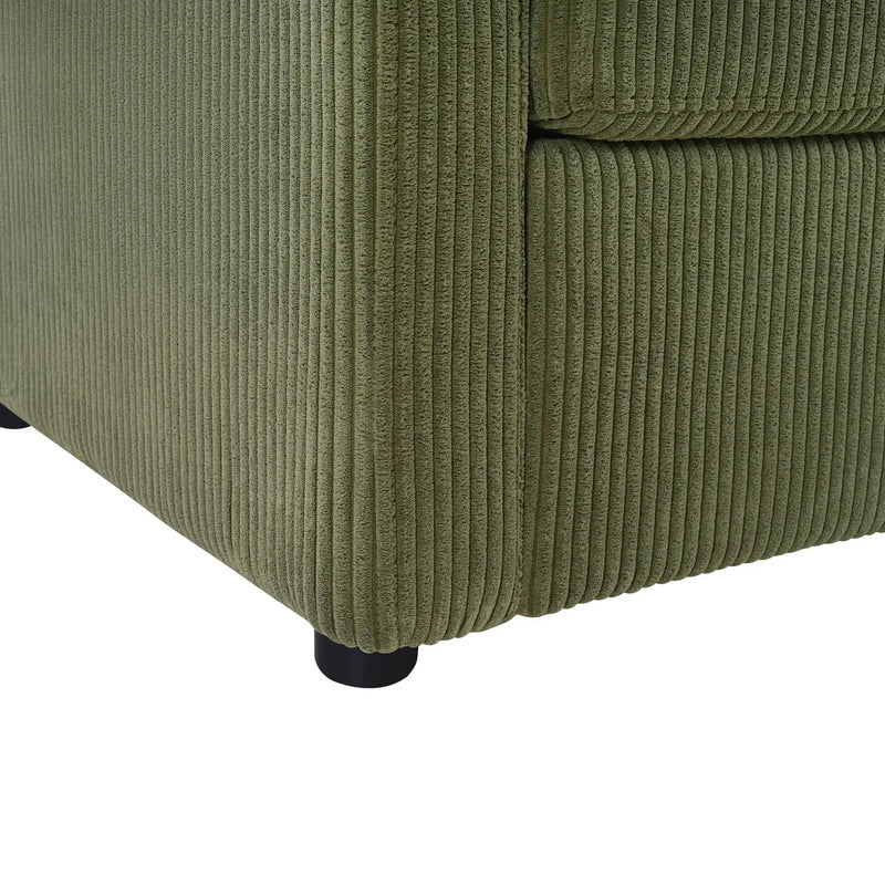 Sleeper Sofa With Foldable Mattress, USB Ports, Side Table & Storage Pocket