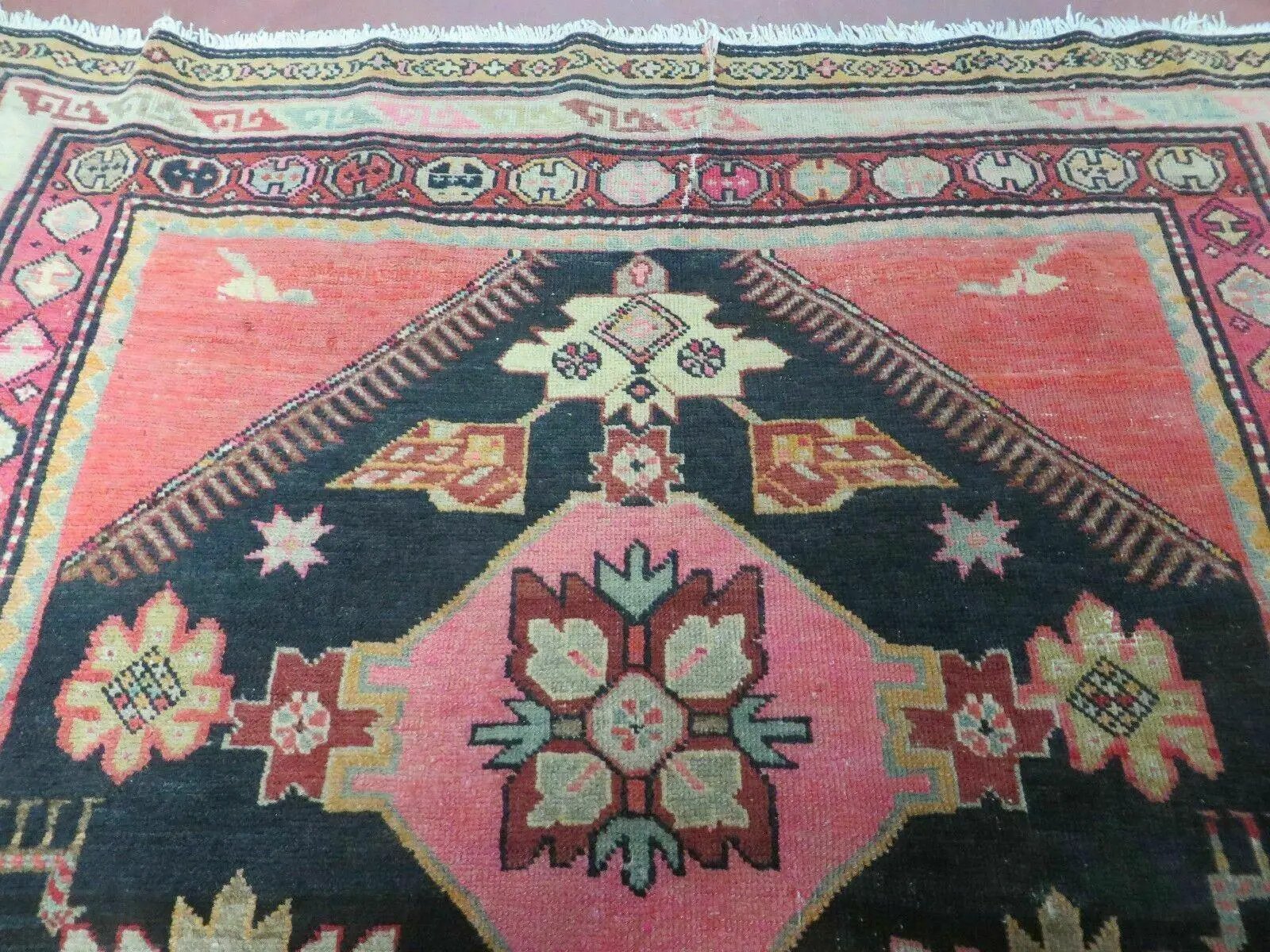 5' X 9' Antique Karabagh Caucasian Rug Handmade Wool Carpet Organic Dyes Nice by Jewel Rugs