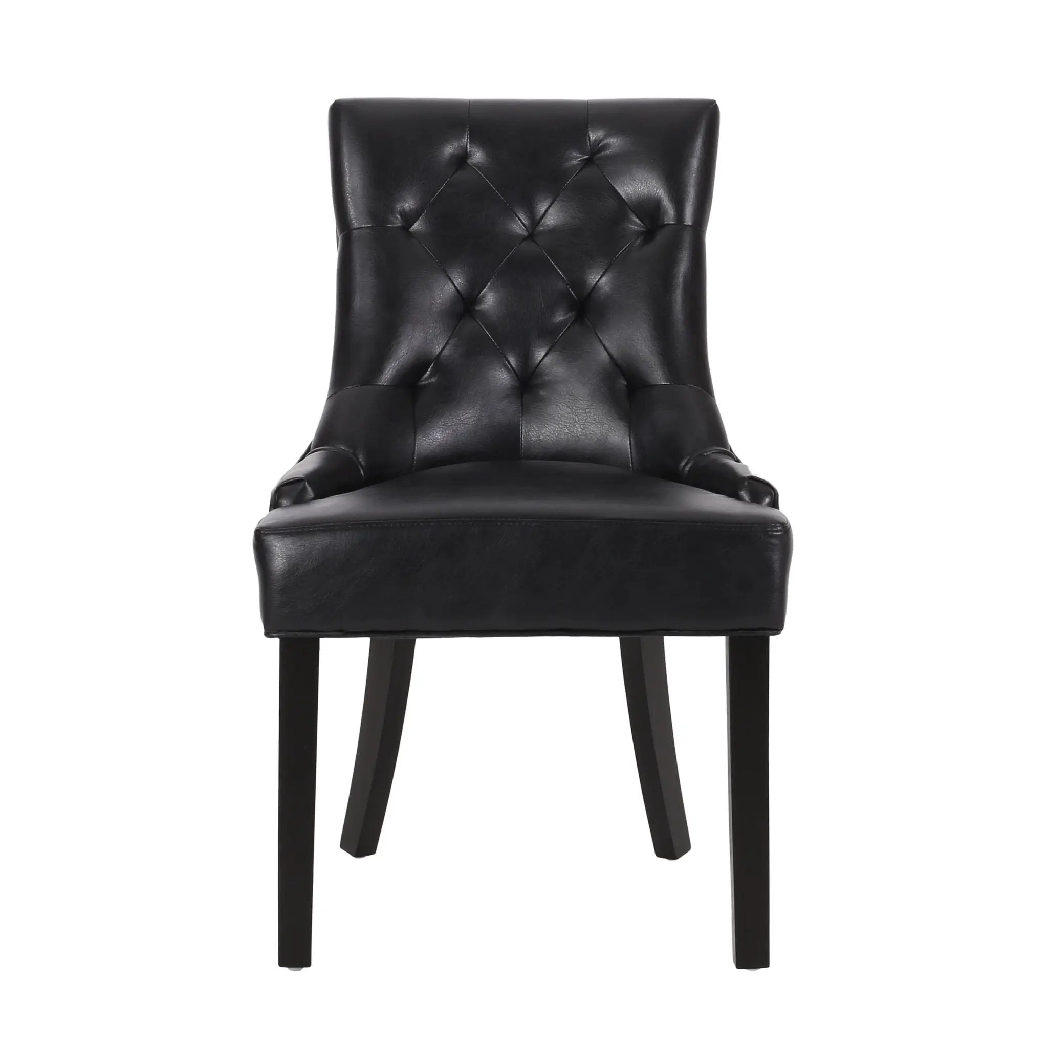 Cheney Contemporary Dining Chair Tufted Upholstery (Set of 2) by HouseOfZazla