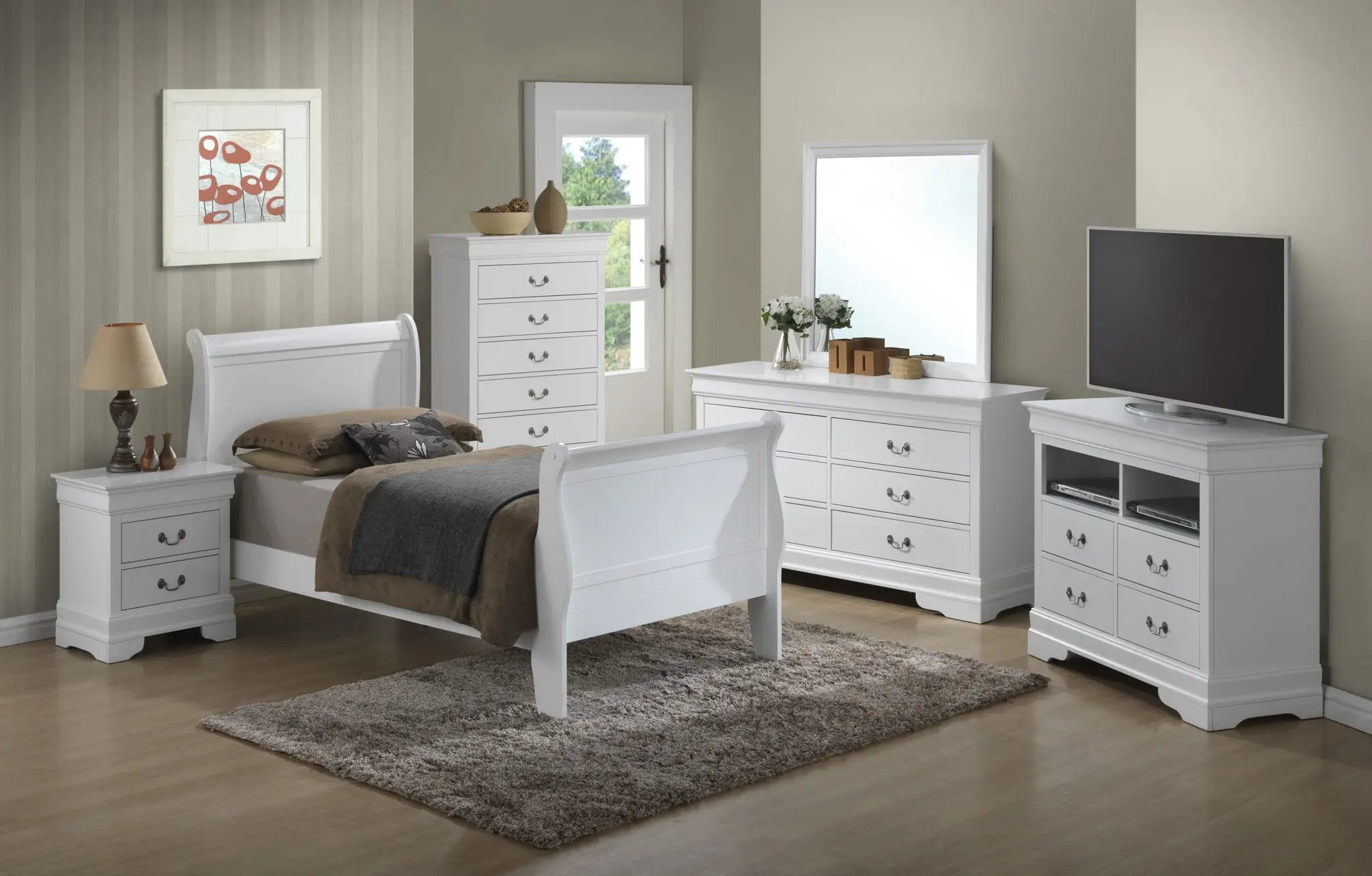 Panel Sleigh Bed by Unique Piece Furniture