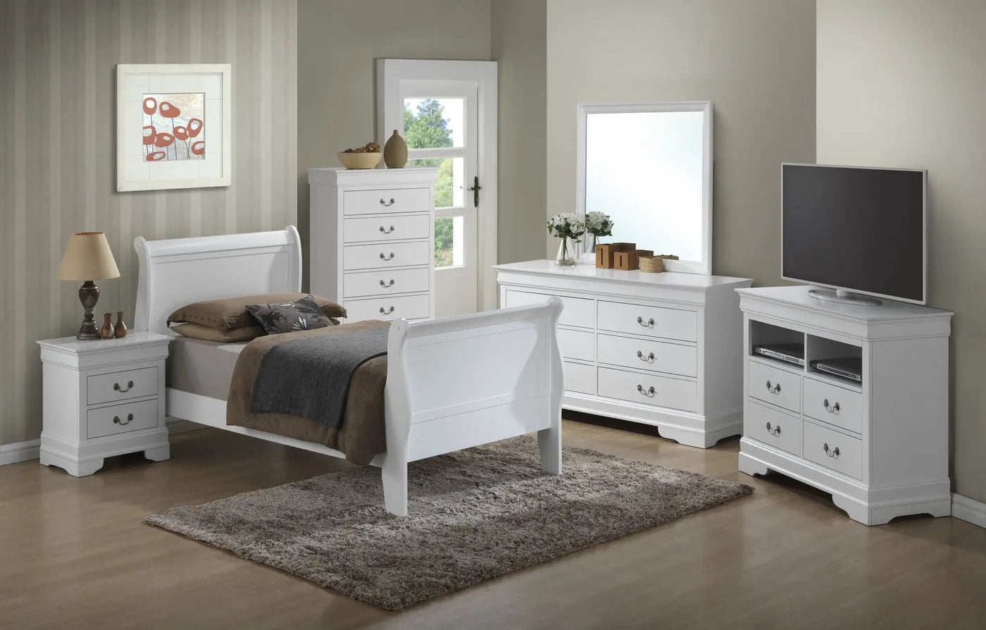 Panel Sleigh Bed by HouseOfZazla