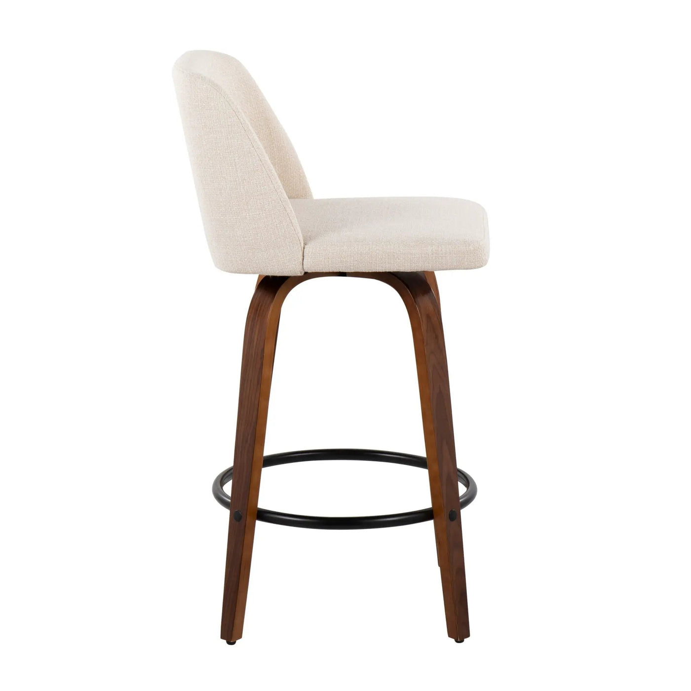 Toriano - Mid Century Modern, Counter Stool (Set of 2) by HouseOfZazla
