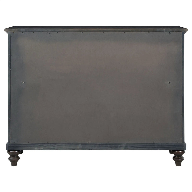 Berwick - 8 Drawer Dresser Cabinet With Felt Lined Drawers - Dark Oak by HouseOfZazla