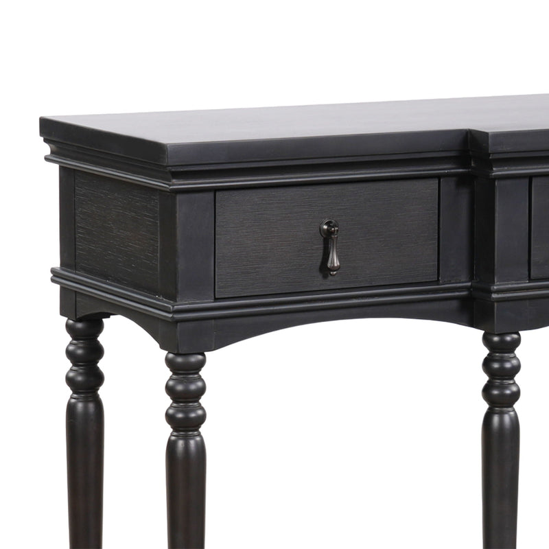 Retro Console Table With 3 Soft Close Drawers by HouseOfZazla