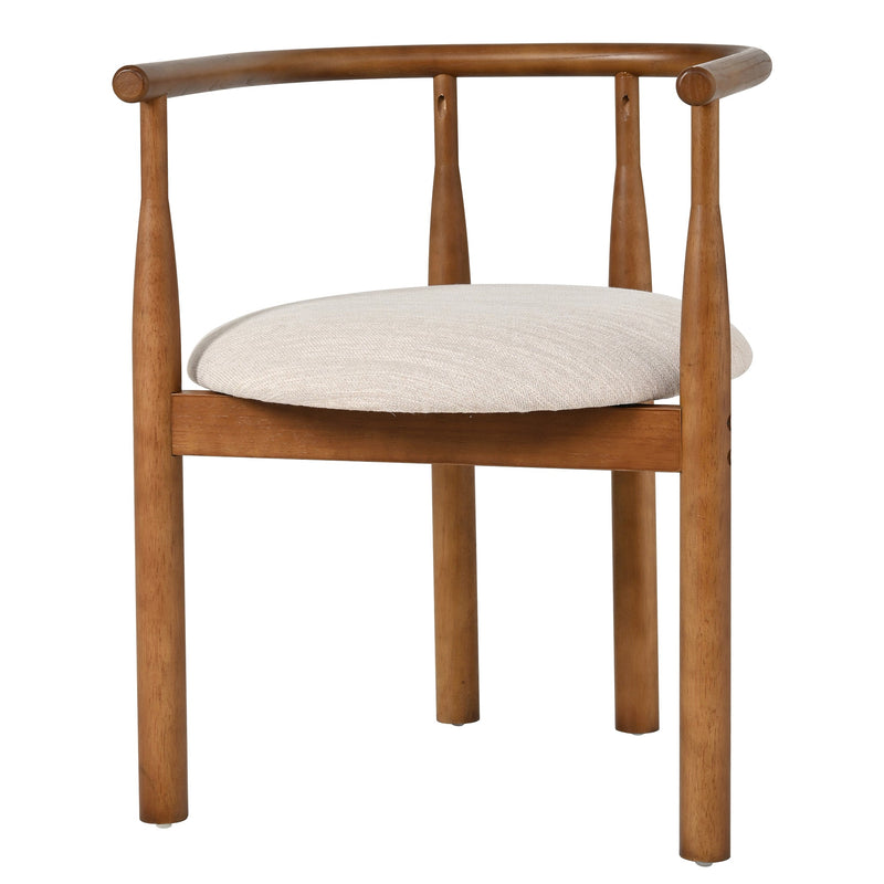 Modern Dining Chair Set of 2 with Solid Wood Legs by HouseOfZazla