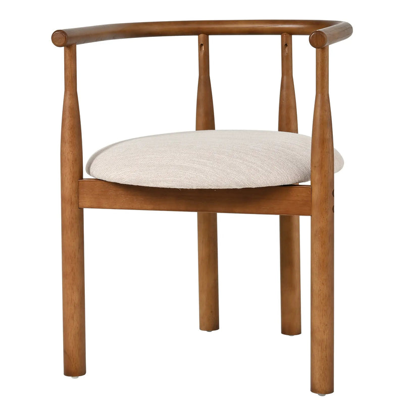 7 Pieces Modern Oval Dining Set, Rustic Farmhouse Solid Wood by HouseOfZazla