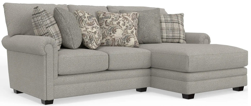 Livingston - Sectional With Comfort Coil Seating And Accent Pillows Included by Unique Piece Furniture