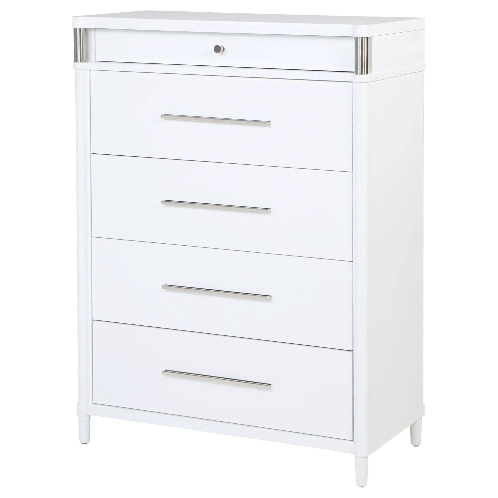 Gracemont 5-drawer Bedroom Chest of Drawers White by Unique Piece Furniture