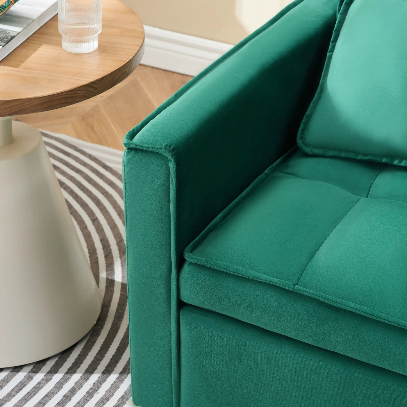 Sofa Bed With Pockets, 3 In 1 Convertible For Living Room by Unique Piece Furniture