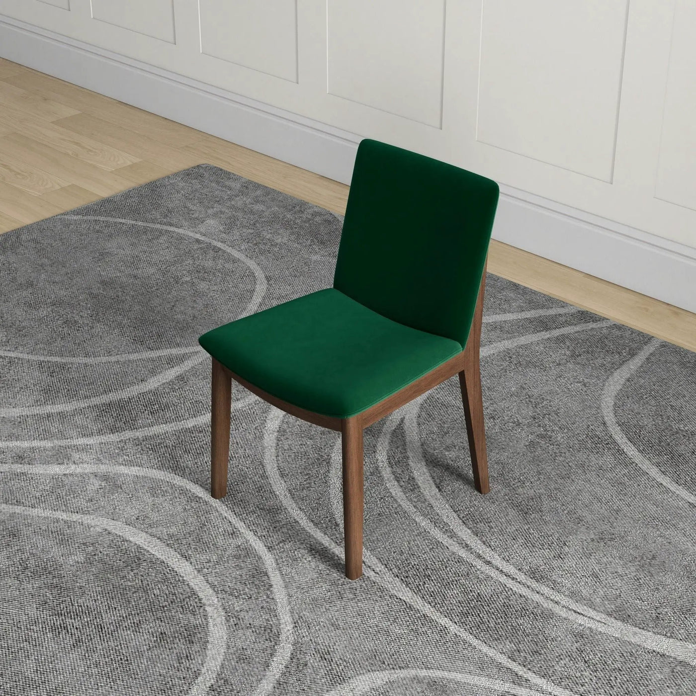 Laura - Mid-Century Modern Solid Wood Dining Chair (Set of 2) by HouseOfZazla