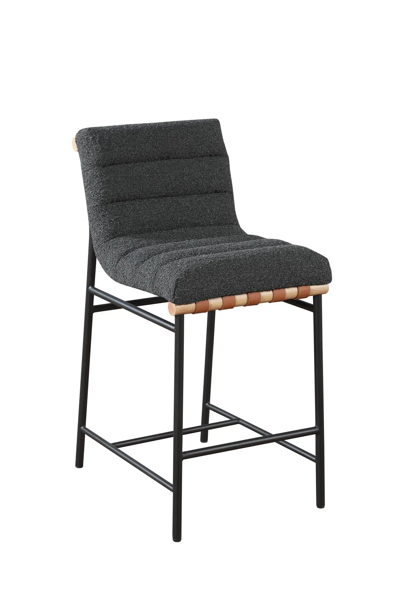 Lahni - 17" Boucle Fabric Counter Height Chair by HouseOfZazla