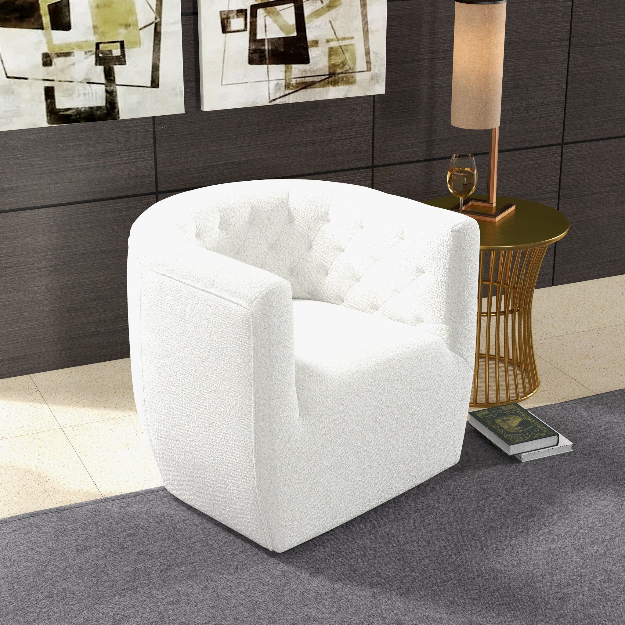 Delaney - Ergonomic Design Swivel Chair by HouseOfZazla