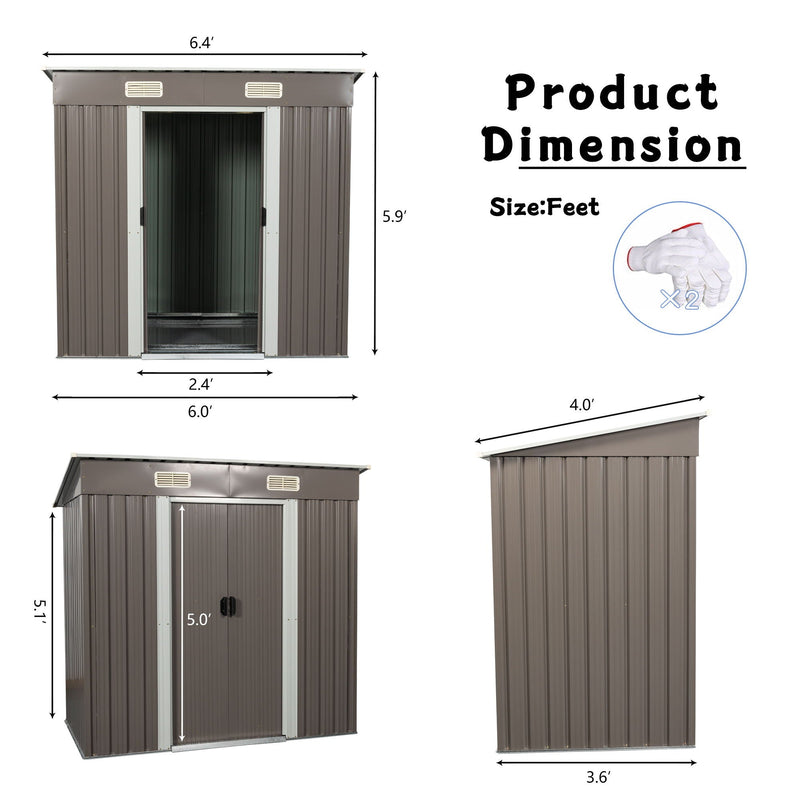 Outdoor Storage Shed by HouseOfZazla
