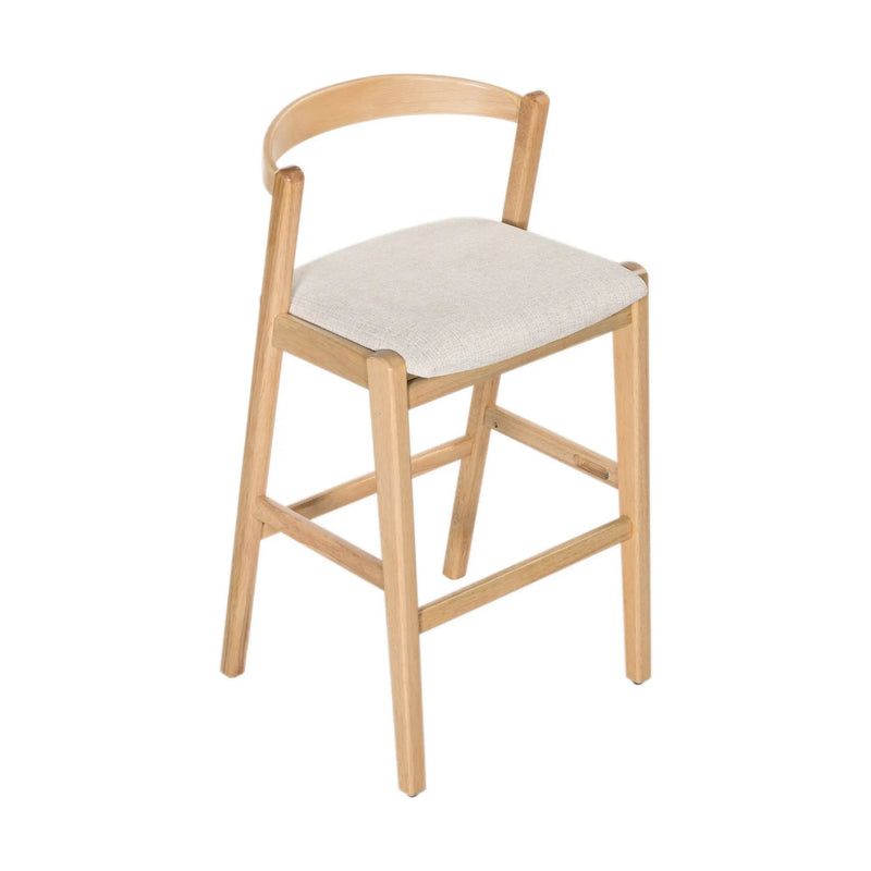 Balmain Indoor Rubberwood Barstool by HouseOfZazla