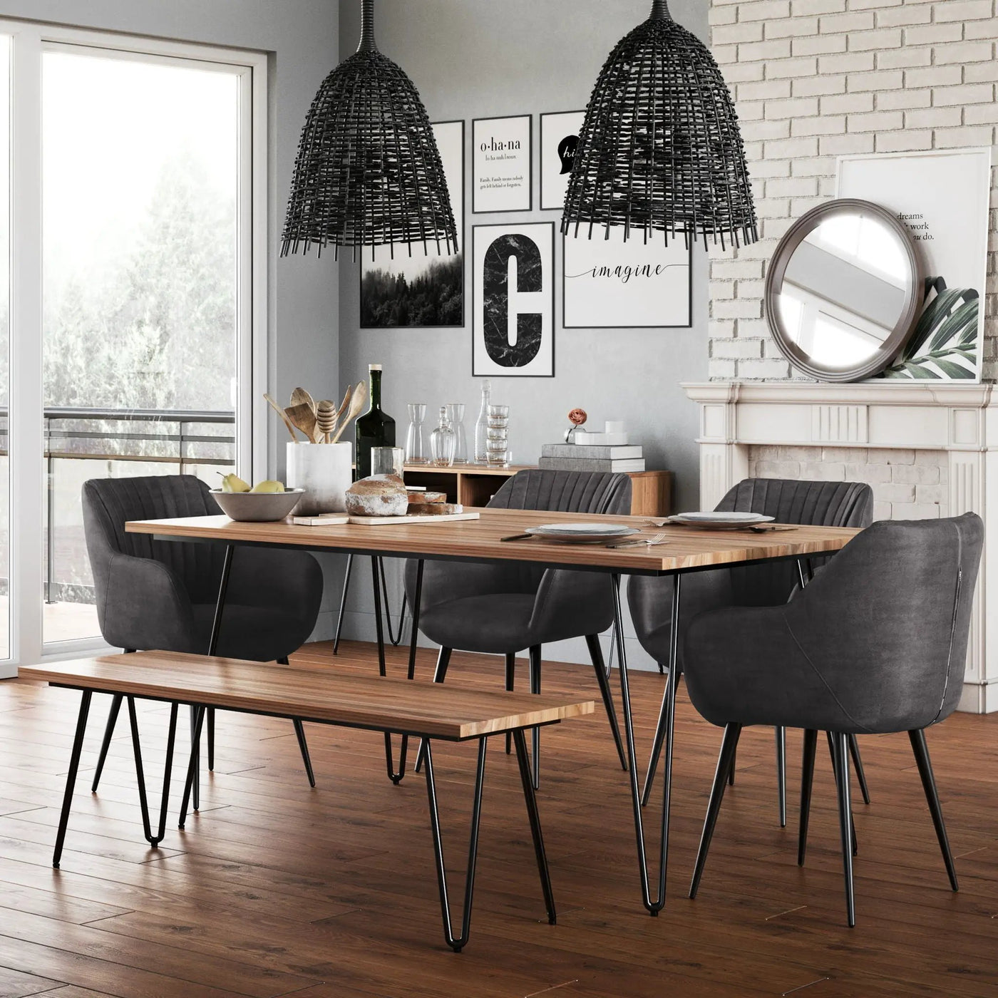 Hunter - Square Tabletop Dining Table by Unique Piece Furniture