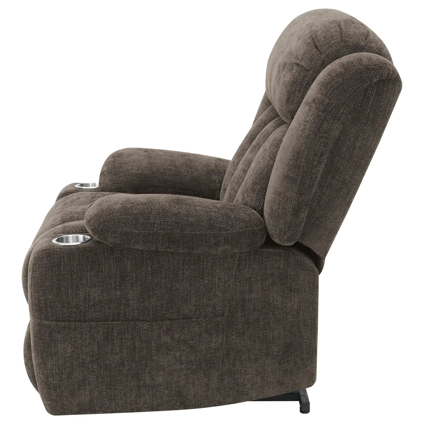 Beca - Upholstered Power Lift Recliner With Cupholders And USB Charging by HouseOfZazla
