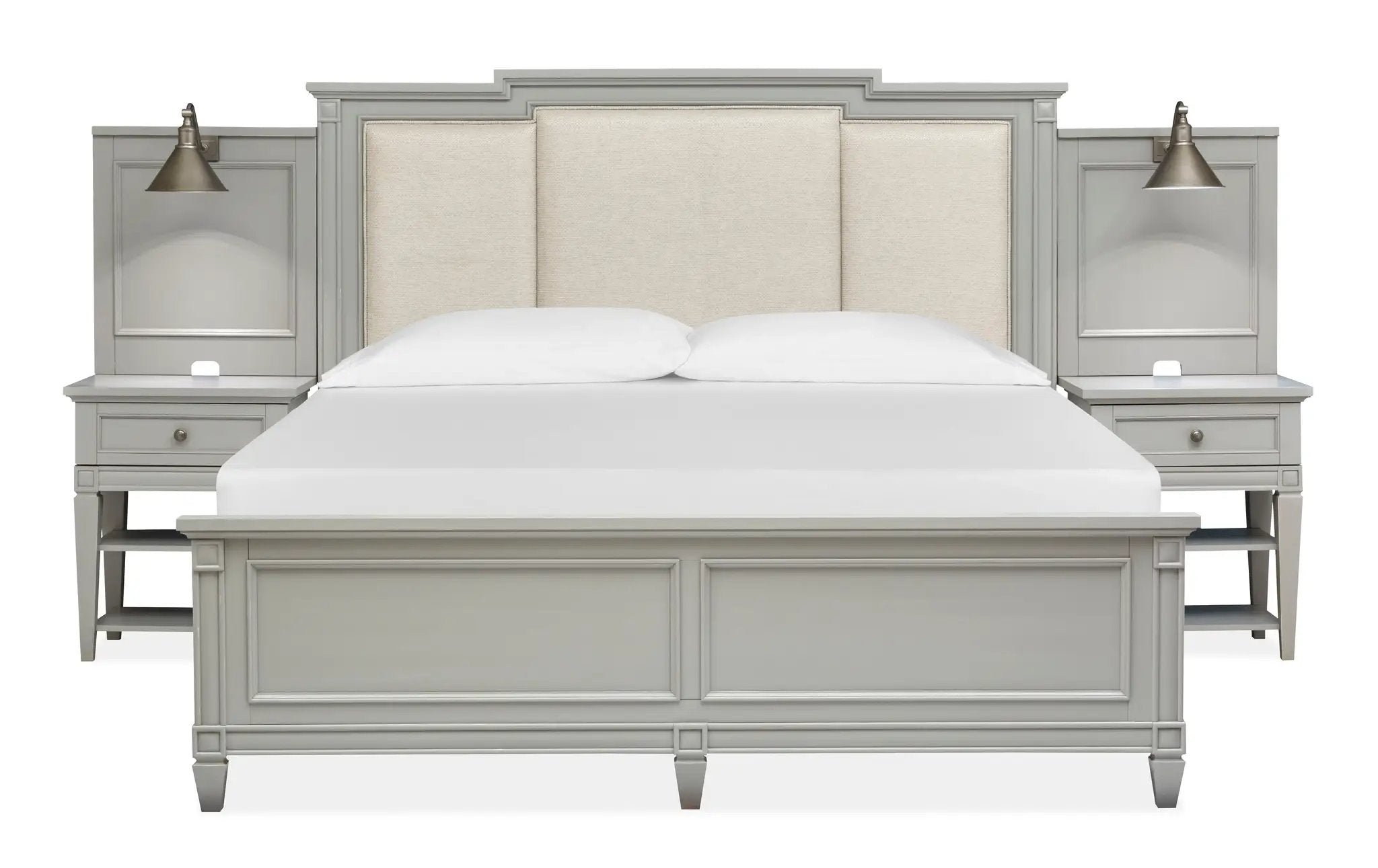 Glenbrook - Complete Wall Bed With Upholstered Headboar by Unique Piece Furniture