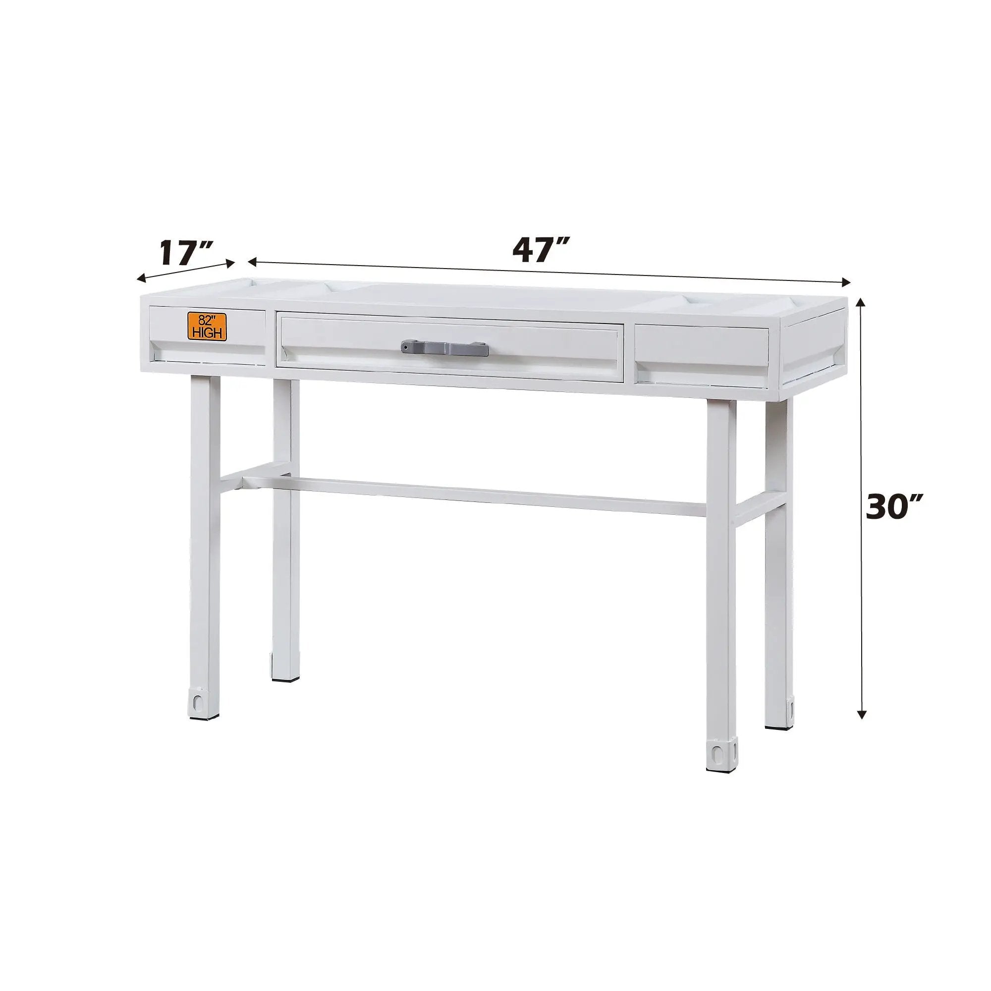 Cargo Vanity Desk With Functional Storage by HouseOfZazla