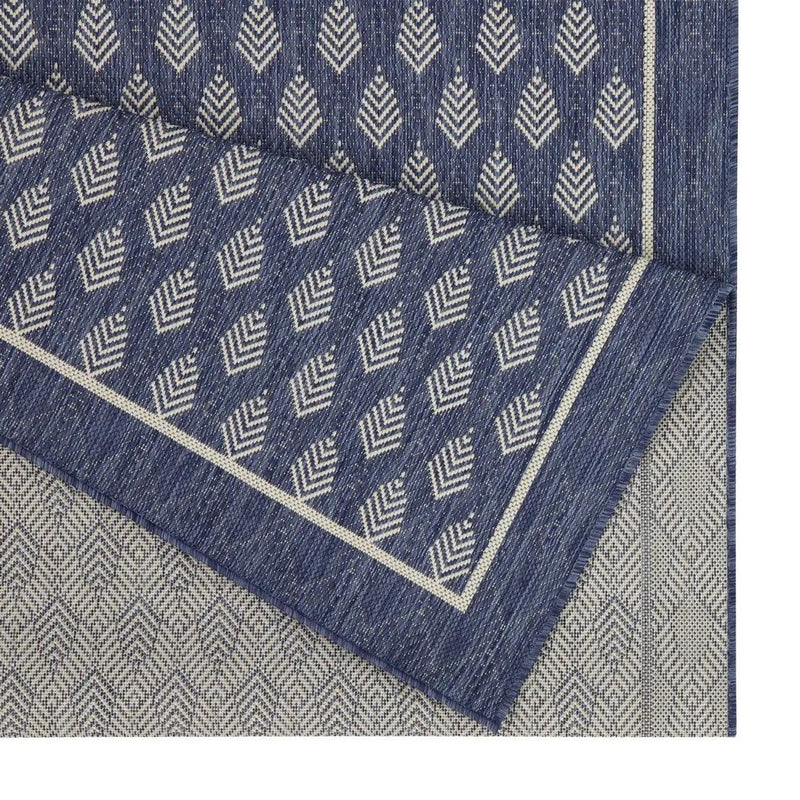 Sunshine - 5'3" X 7'3" Indoor & Outdoor Area Rug - Blue by Unique Piece Furniture
