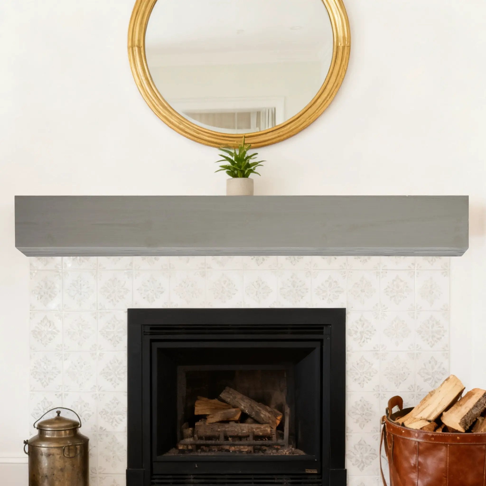 Fireplace Mantel Floating Shelf For Home Decor by Unique Piece Furniture