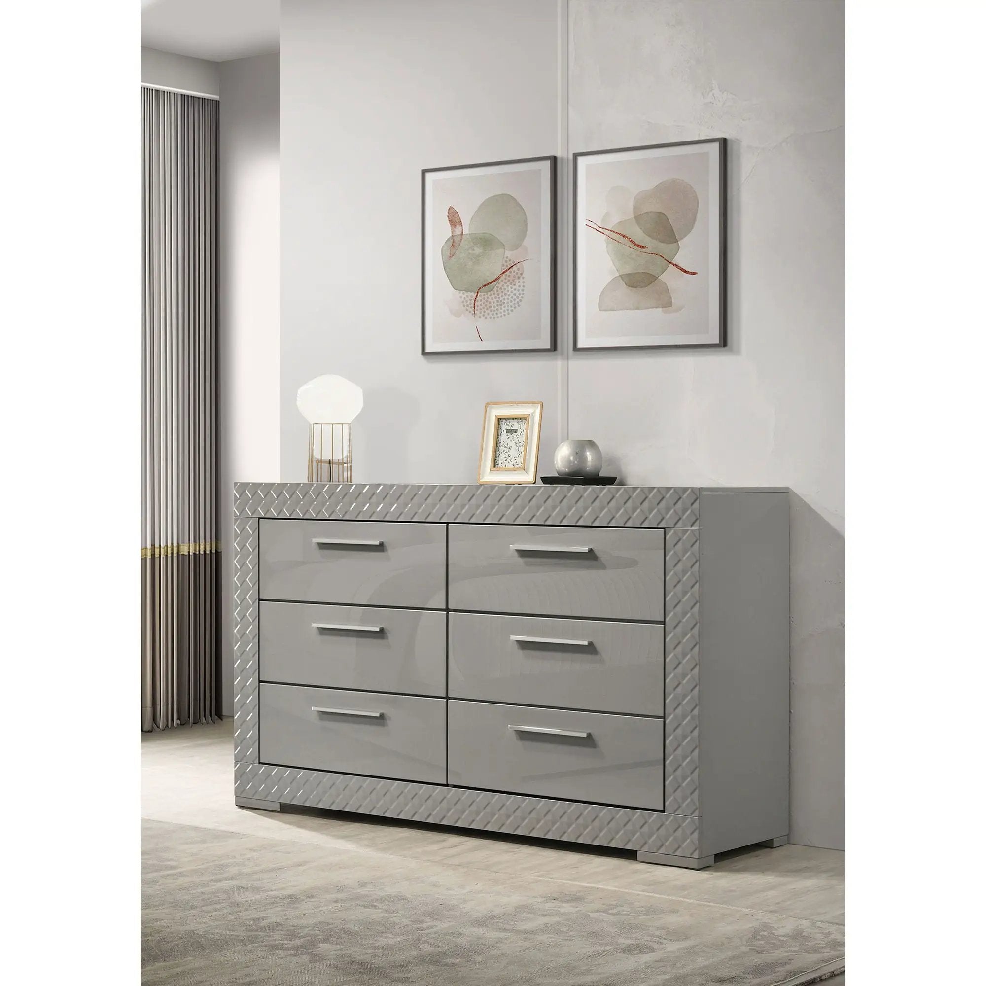 Pierce - 6 Drawer Dresser Cabinet by HouseOfZazla