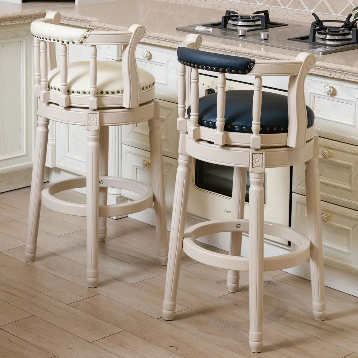 Wooden Bar Stool by HouseOfZazla