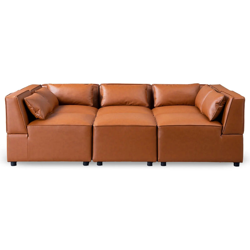 Wexford - Modular Sofa - Cognac by HouseOfZazla