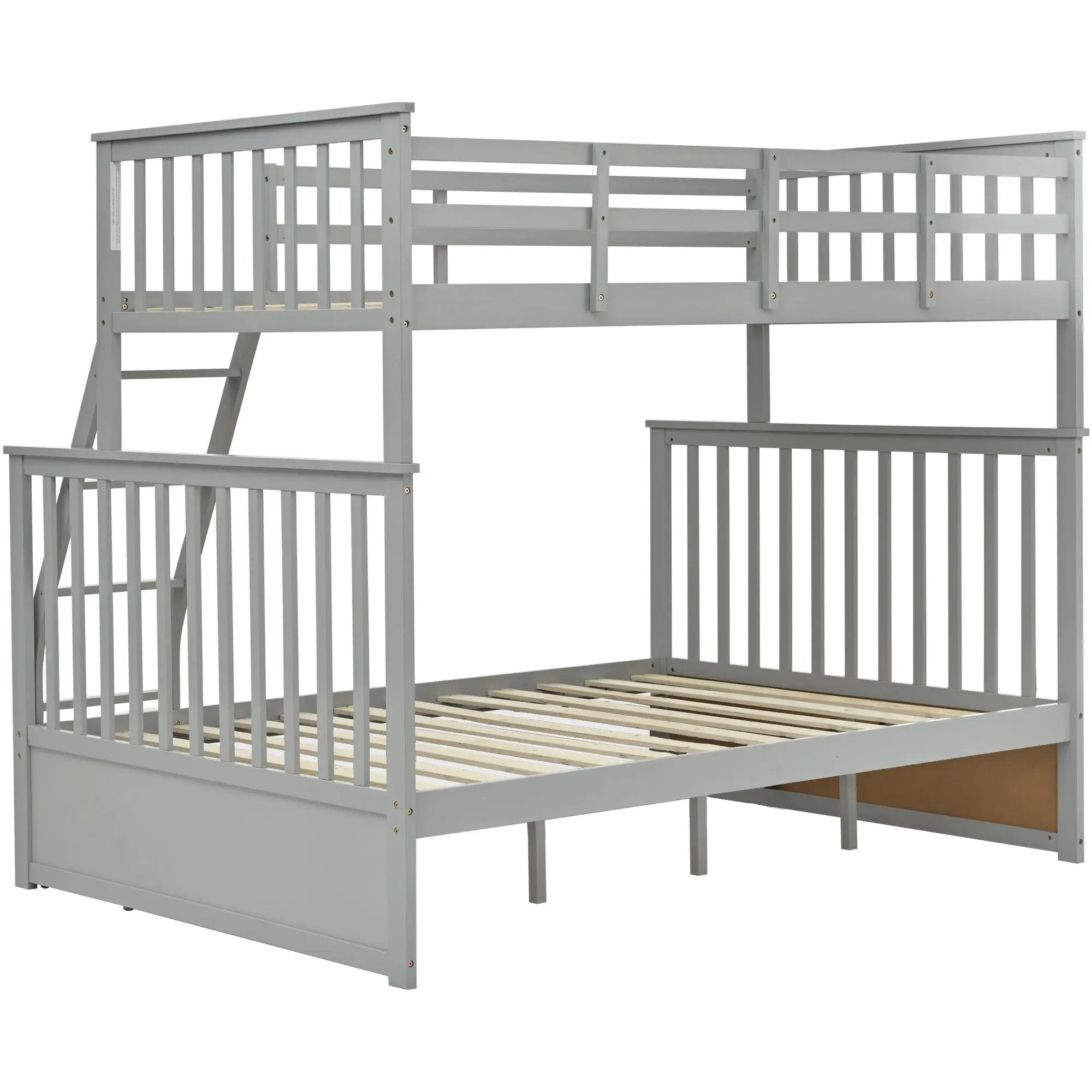 Bunk Bed With Ladder, And Safety Guard Rails by Unique Piece Furniture