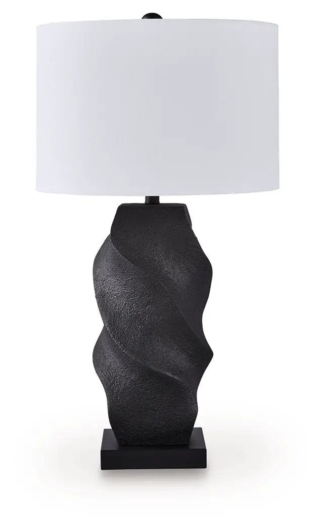 Amillion - Poly Table Lamp - Black by Unique Piece Furniture