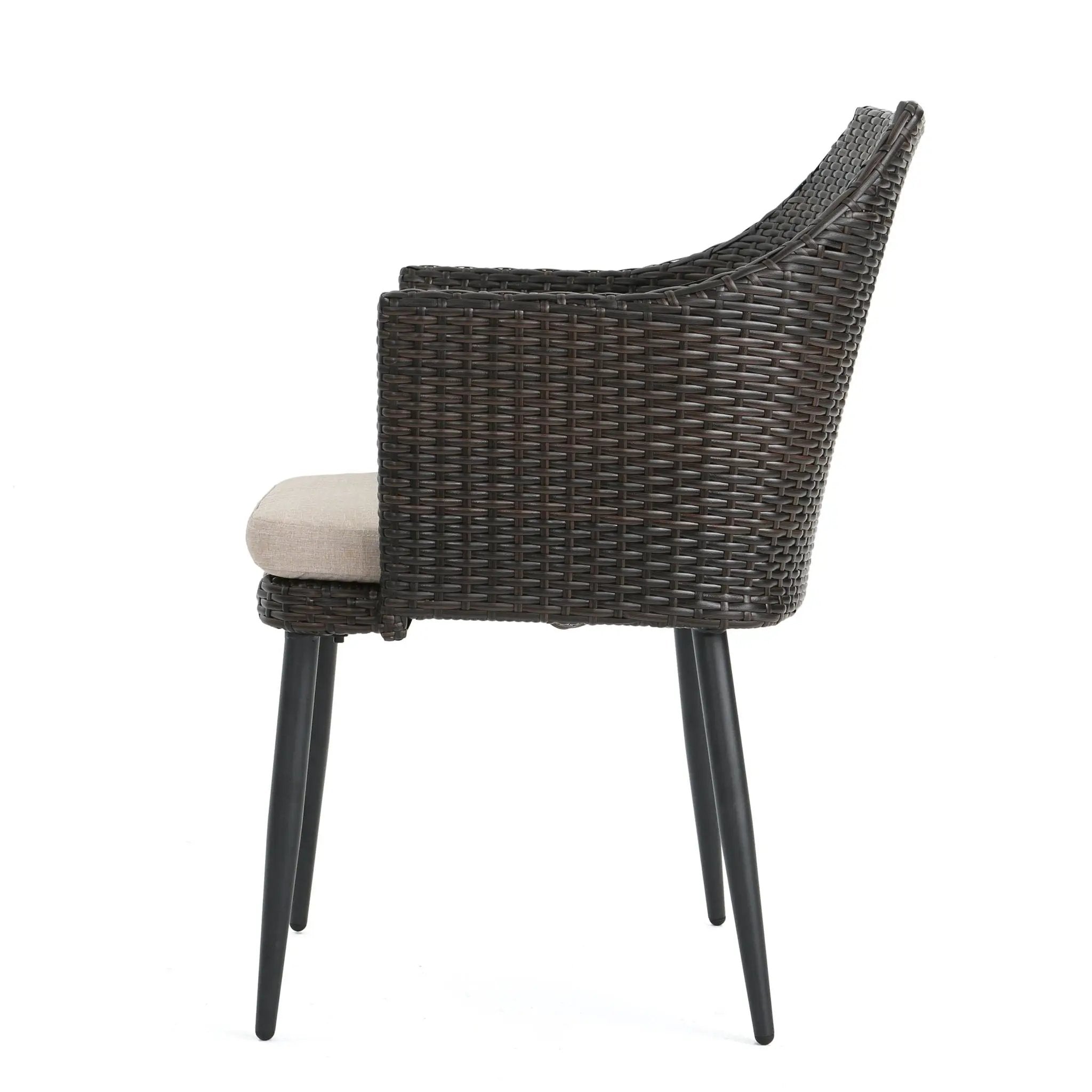 Kenneth Outdoor Dining Chair Set of 2 by HouseOfZazla