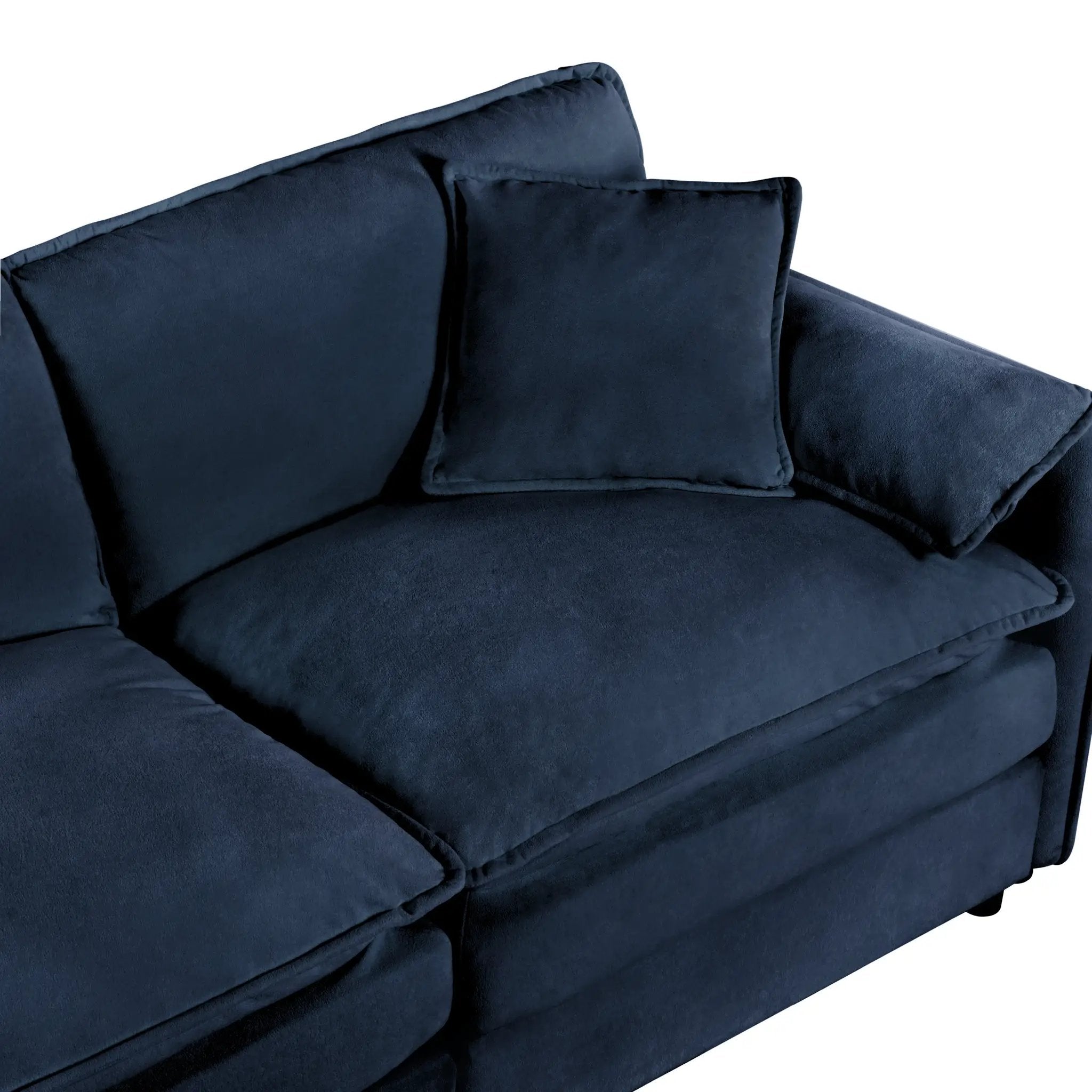 Modular Sectional Sofa Oversized Deep Seat L Shaped Couch Set for Living Room by HouseOfZazla