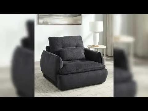 Jonina - Sectional Sofa With 4 Pillows - Beige Chenille by Unique Piece Furniture