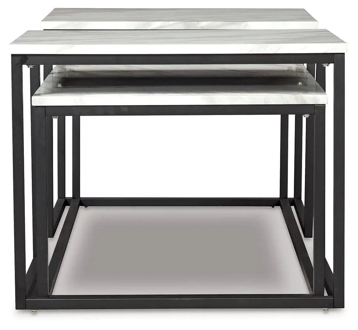Donnesta - Occasional Table Set (Set of 3) - Gray / Black by Unique Piece Furniture