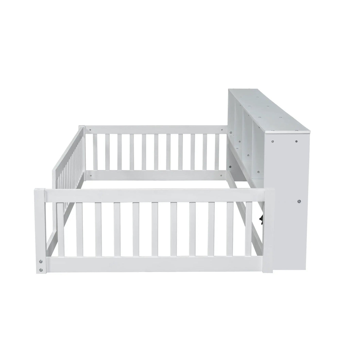 Floor Bed With Storage Cabinets And USB Ports by HouseOfZazla