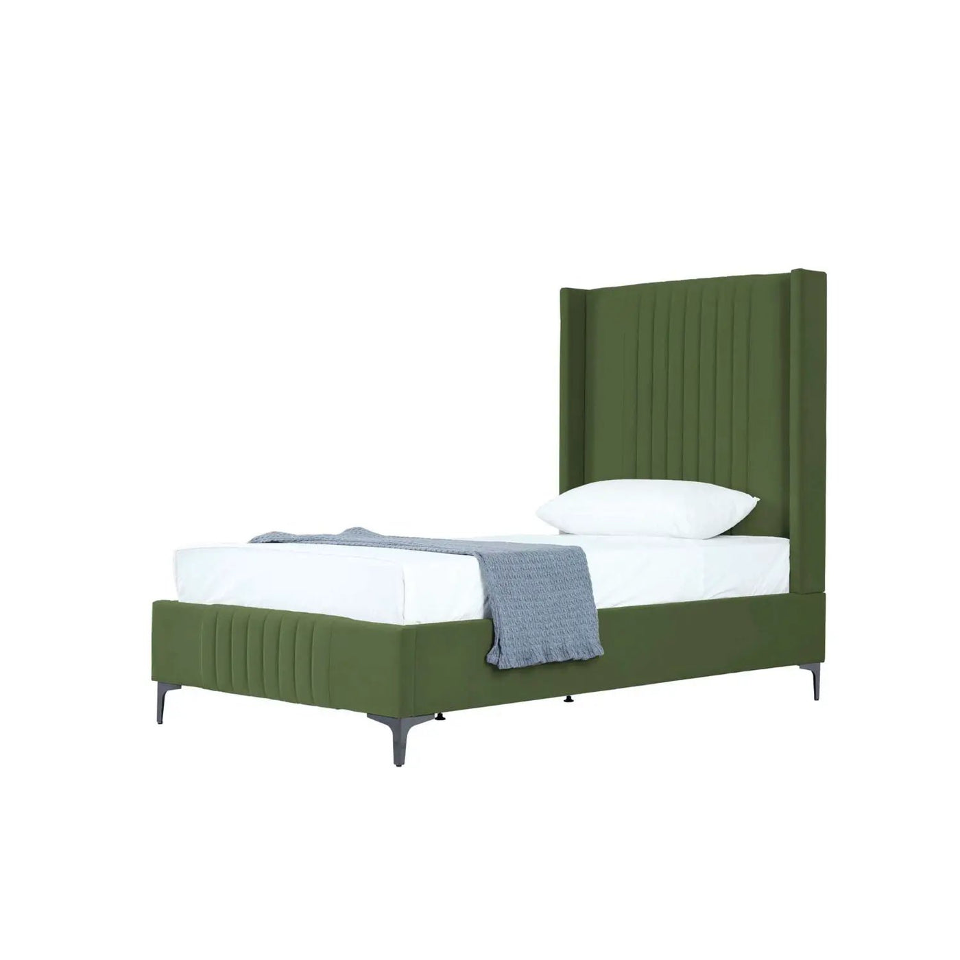 Promenade - Bed With Upholstered Headboard And Slats by HouseOfZazla