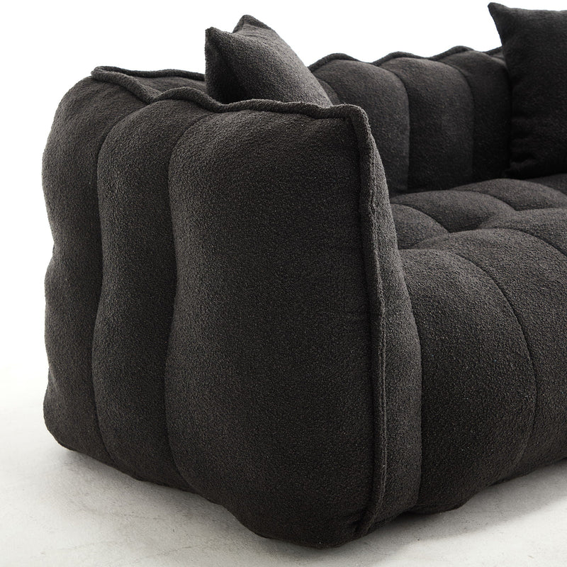 Cozy Beanbag Chair With High Resilience Foam Core For 2 by HouseOfZazla