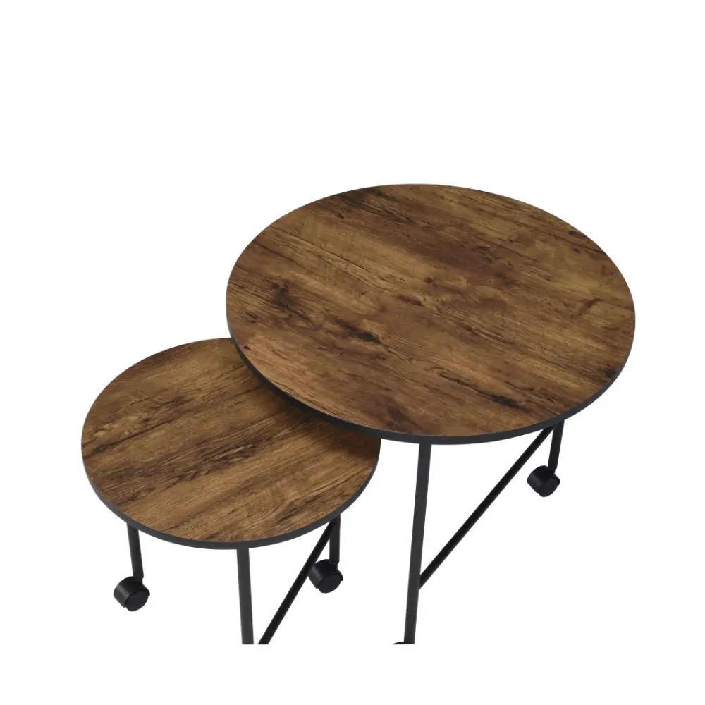 Oblis - Nesting Table Set - Vintage Oak by Unique Piece Furniture