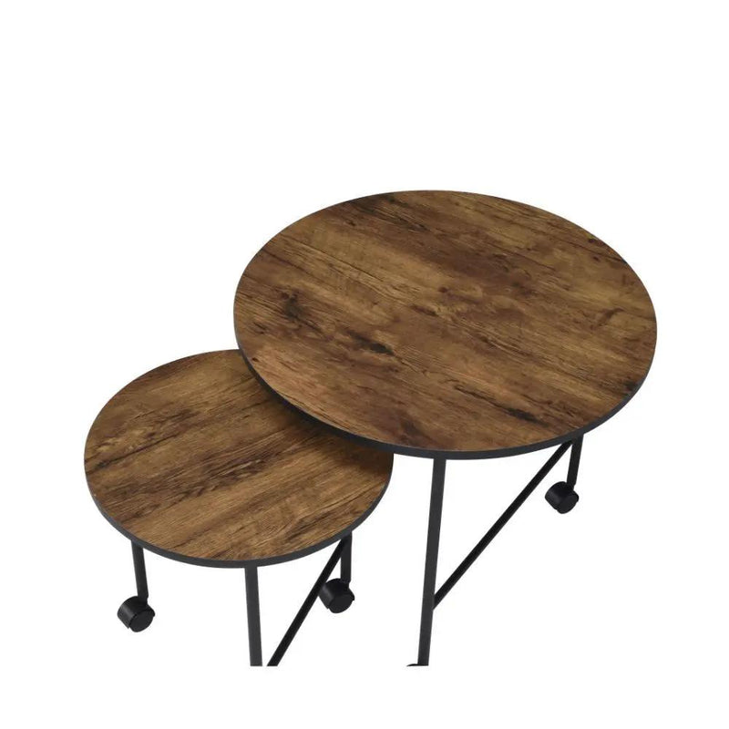 Oblis - Nesting Table Set - Vintage Oak by Unique Piece Furniture