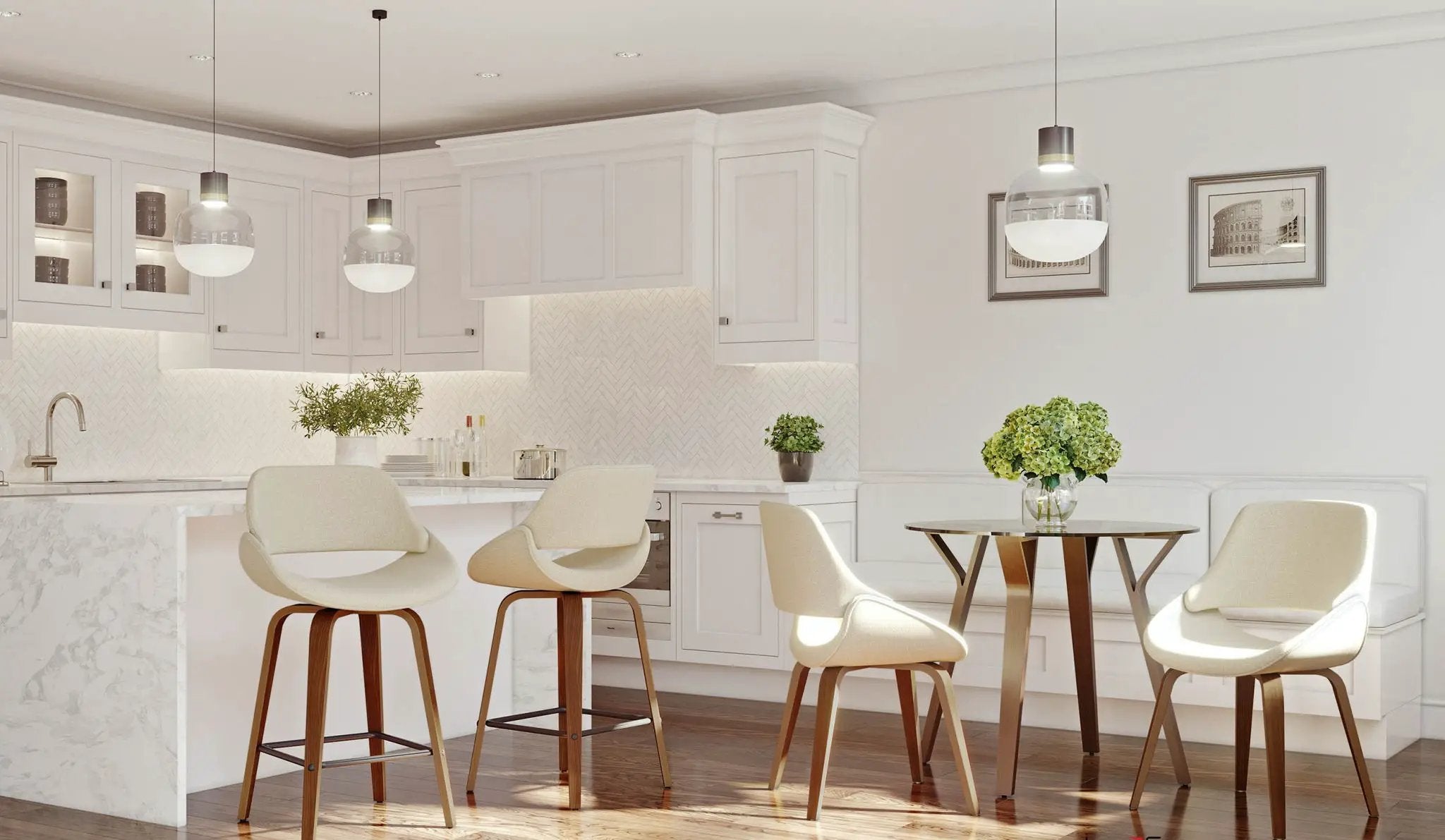 Fabrico - Mid Century Modern Style Dining Chair (Set of 2) by Unique Piece Furniture