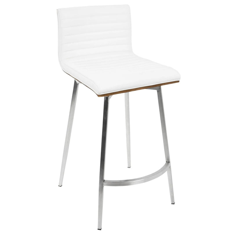 Marcel Mason - 5 Piece Swivel Contemporary Counter Height Dining Set by HouseOfZazla