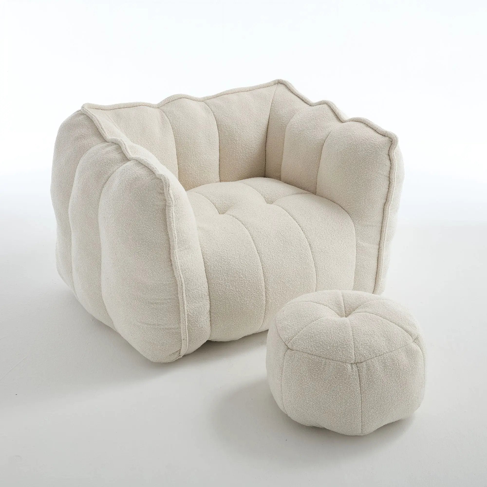 Soft Bean Bag Chair With High Resilient Foam by HouseOfZazla