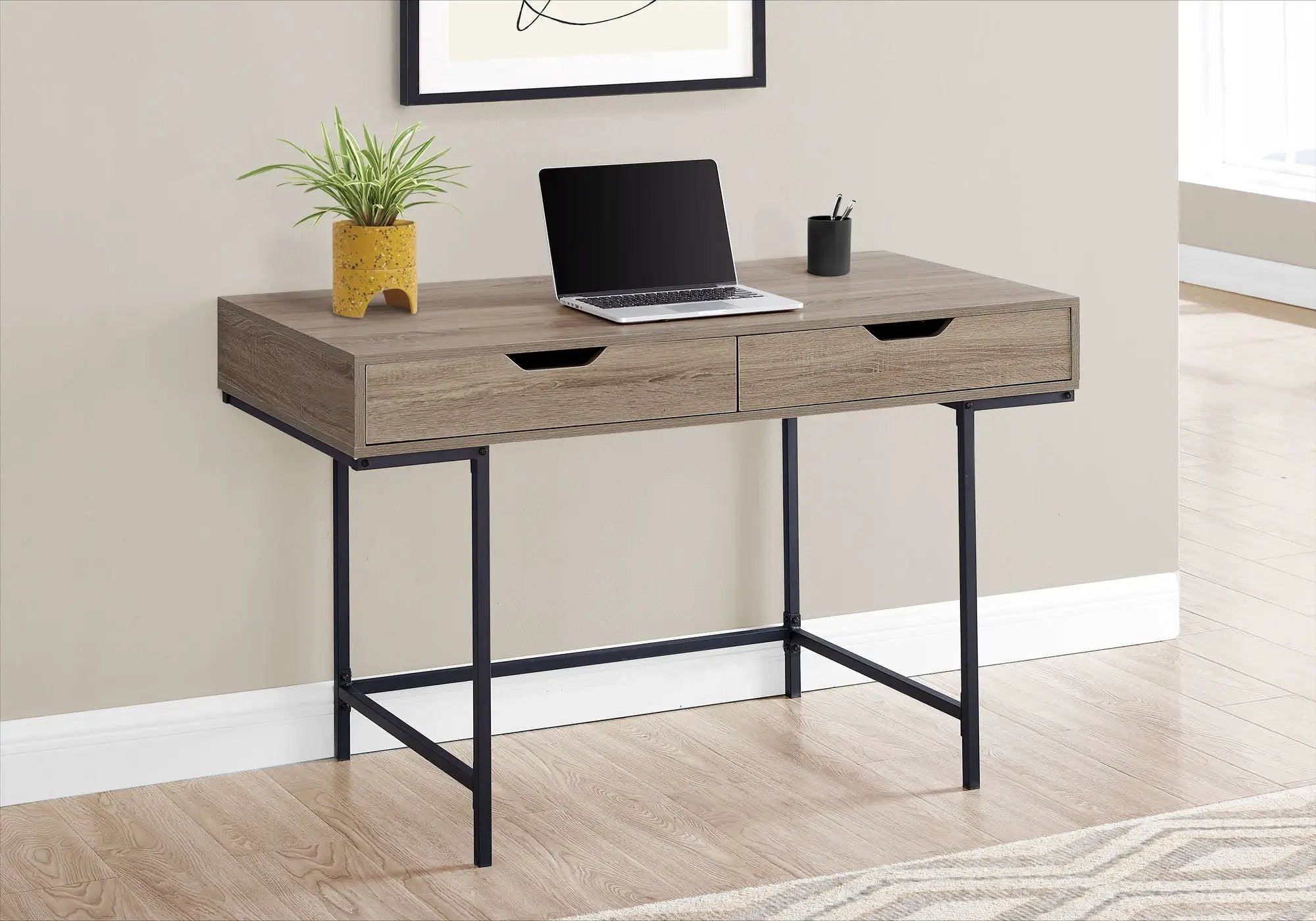 Computer Desk For Home Office, Laptop, Storage Drawers, Contemporary & Modern by Unique Piece Furniture