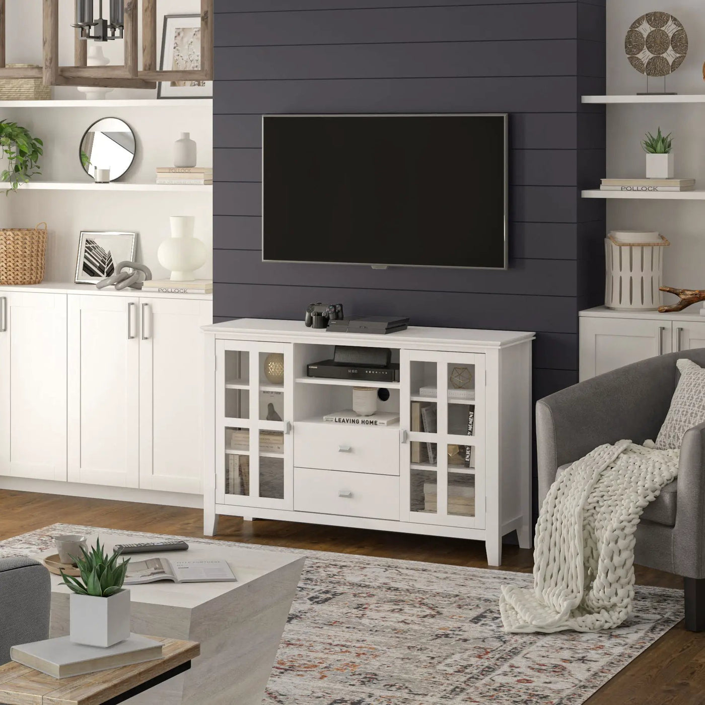 Artisan - Handcrafted, Tall TV Media Stand by HouseOfZazla