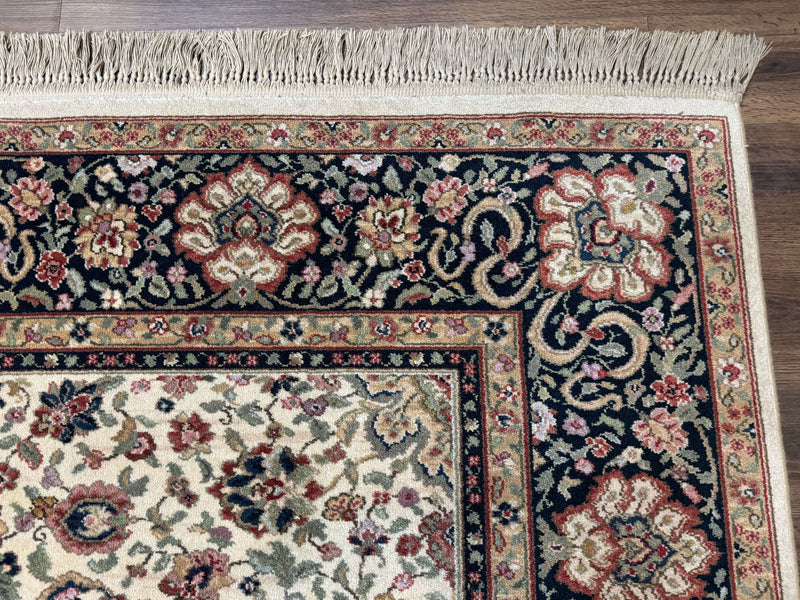 Karastan Rug 8.8 x 10.6 Ivory Indo Kirman #700/706, Wool Original Series by Jewel Rugs