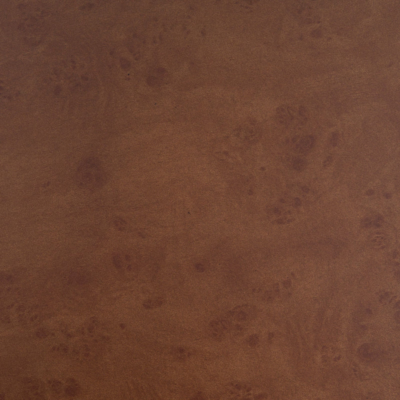 31.49'' Faux Burl Wood Pattern Round Coffee Table with Sturdy Pedestal by HouseOfZazla