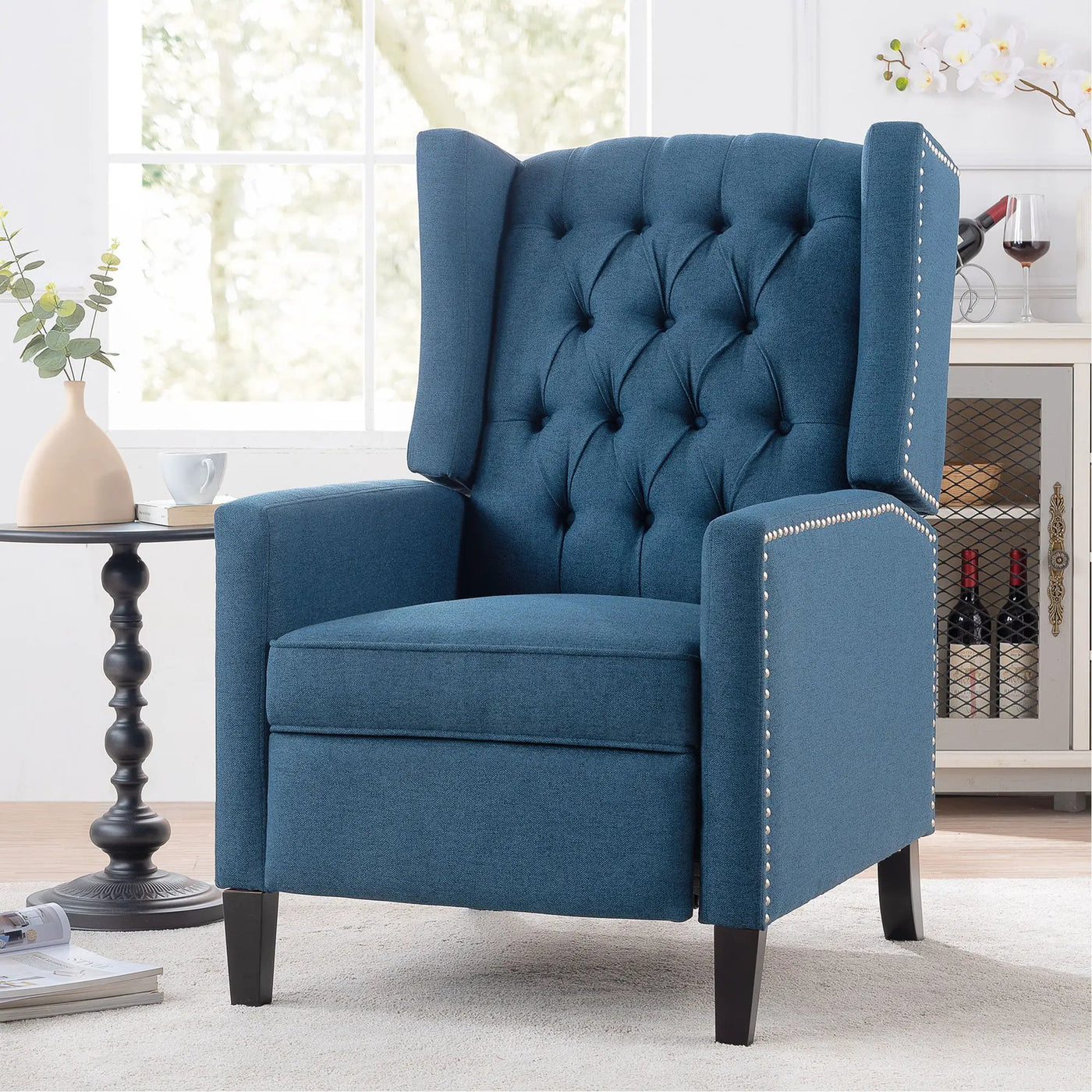 Manual Wing Chair Recliner by Unique Piece Furniture